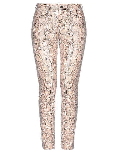 LANEUS Casual trouser Beige 90% Polyester, 10% Polyurethane