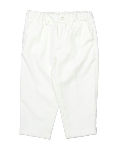 DOLCE&GABBANA Casual trouser Ivory 80% Virgin Wool, 20% Silk