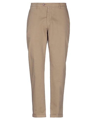 OAKS Casual pants Khaki 97% Cotton, 3% Elastane