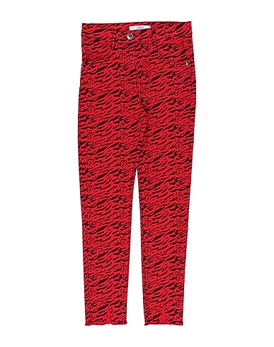 PATRIZIA PEPE Casual trouser Red 97% Cotton, 3% Elastane