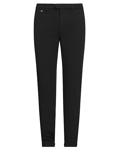 TRAMAROSSA Casual trouser Black 87% Cotton, 9% Polyester, 4% Elastane
