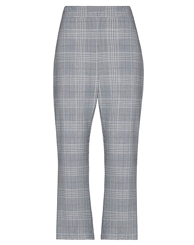 D.EXTERIOR Casual trouser Grey 53% Polyester, 44% Wool, 3% Elastane