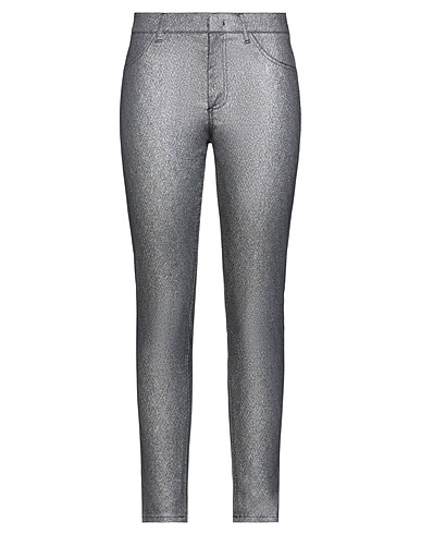 DONDUP パンツ シルバー コットン 61% / ナイロン 26% / ポリエステル 10% / ポリウレタン 3%