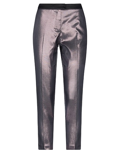 PINKO Casual trouser Mauve 51% Polyester, 30% Cotton, 19% Metallic fiber, Viscose