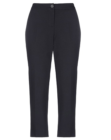 SEMICOUTURE Pantalone Nero 68% Viscosa, 27% Poliammide, 5% Elastan
