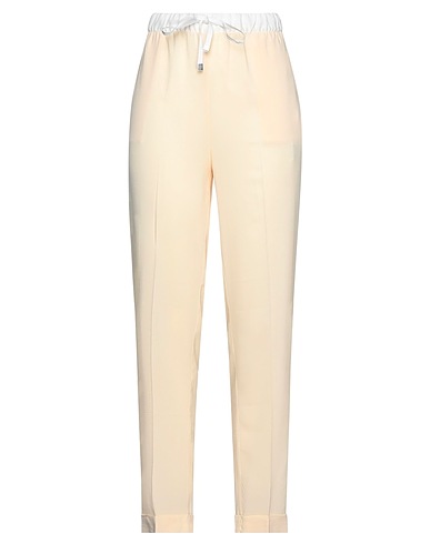 LIVIANA CONTI Casual trouser Apricot 94% Viscose, 6% Elastane