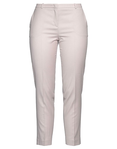 FABIANA FILIPPI Casual trouser Beige 95% Virgin Wool, 4% Polyamide, 1% Elastane