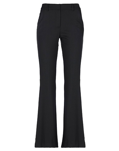 P.A.R.O.S.H. Casual pants Black 97% Virgin Wool, 3% Elastane, Acetate, Polyamide