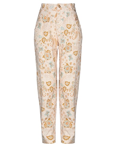 SOUVENIR Casual trouser Ivory 97% Cotton, 3% Elastane