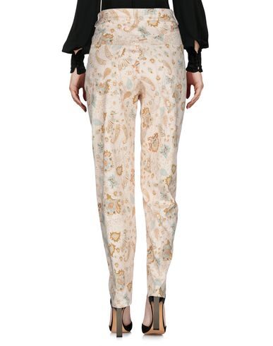 SOUVENIR SOUVENIR WOMAN PANTS IVORY SIZE XS COTTON, ELASTANE 13505172JI 3
