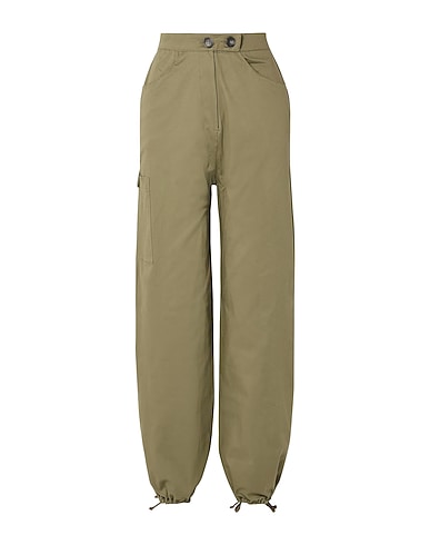 THE RANGE Casual trouser Military green 98% Cotton, 2% Elastane