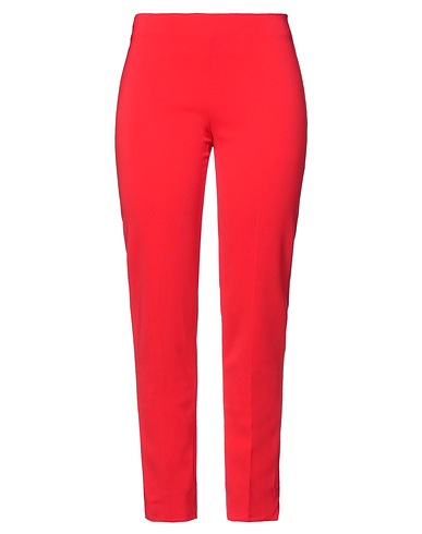 ANTONIO BERARDI Casual pants Red 97% Viscose, 3% Elastane