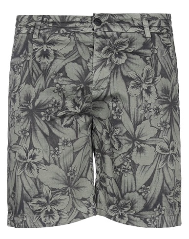 REPLAY Shorts & Bermuda Light green 97% Cotton, 3% Elastane