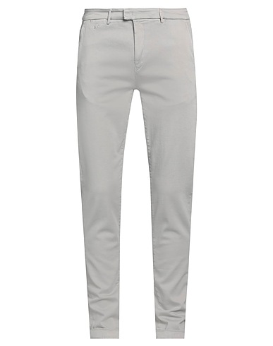 TRAMAROSSA Denim trousers Light grey 87% Cotton, 9% Polyester, 4% Elastane