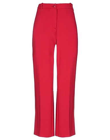 PINKO Casual trouser Red 65% Viscose, 30% Polyamide, 5% Elastane