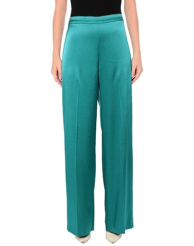 PINKO Casual pants Deep teal 86% Triacetate, 14% Polyester
