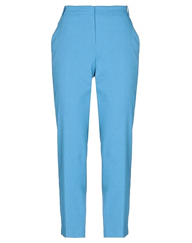 PINKO Casual trouser Sky blue 59% Linen, 38% Viscose, 3% Elastane