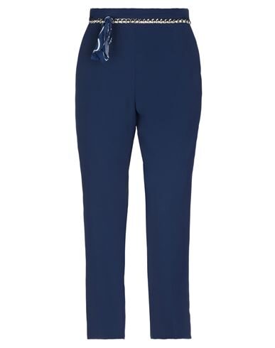 Elisabetta Franchi Pants In Dark Blue