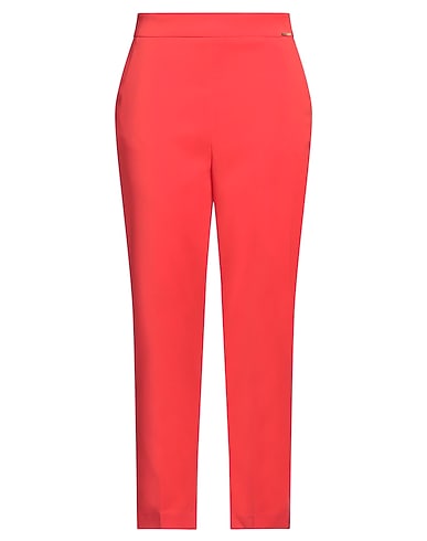 ELISABETTA FRANCHI Casual trouser 1 ESSENTIALS CORALLO 87% Polyester, 13% Elastane