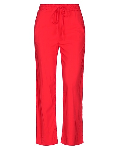 JUCCA Casual trouser Red 95% Viscose, 5% Elastane