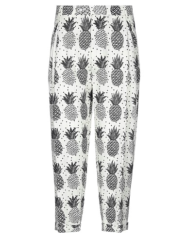 DOLCE&GABBANA Casual trouser Ivory 100% Linen