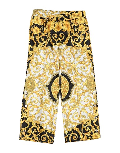 VERSACE YOUNG Casual trouser Black 100% Polyester