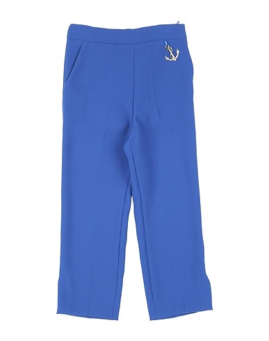 ELISABETTA FRANCHI Casual pants Bright blue 100% Polyester