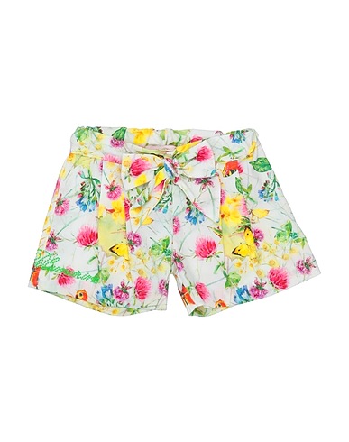 MISS BLUMARINE Shorts et Bermudas Blanc 100% Coton