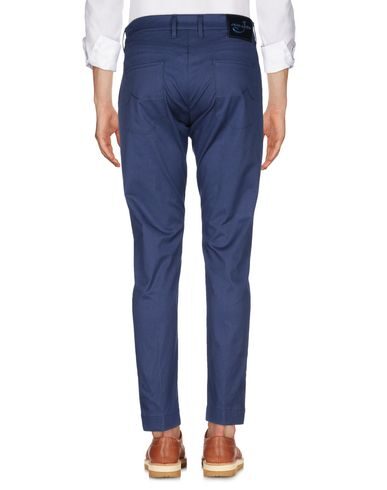 Shop Jacob Cohёn Man Pants Midnight Blue Size 28 Cotton, Elastane