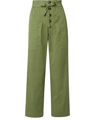 SEA Casual trouser Military green 98% Cotton, 2% Elastane