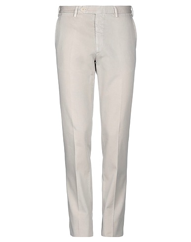 DRUMOHR Casual pants Light grey 100% Cotton