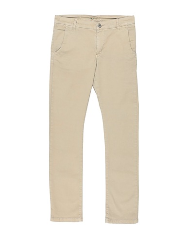 MANUEL RITZ Casual pants Beige 98% Cotton, 2% Elastane