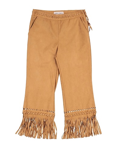 ALBERTA FERRETTI Casual παντελόνι Καμηλό 90% Πολυεστέρας, 10% Ελαστάνη