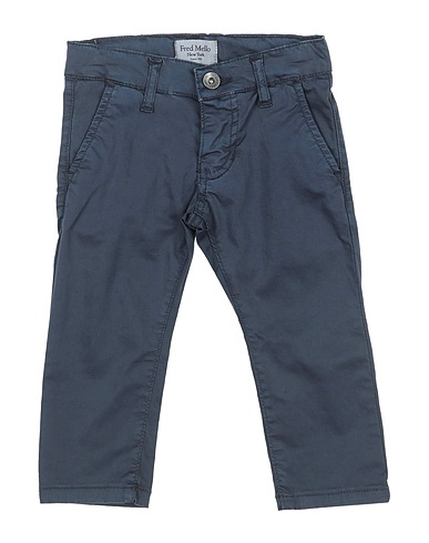 FRED MELLO Casual pants Midnight blue 98% Cotton, 2% Elastane