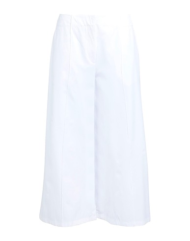 MOSCHINO Pantalone Bianco 58% Viscosa, 42% Cotone