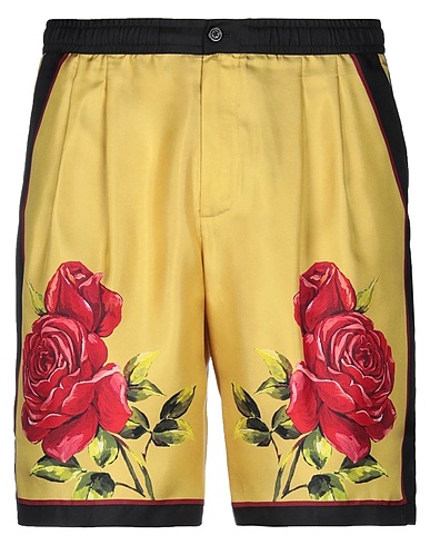 DOLCE&GABBANA Shorts & Bermuda Marigold 100% Silk