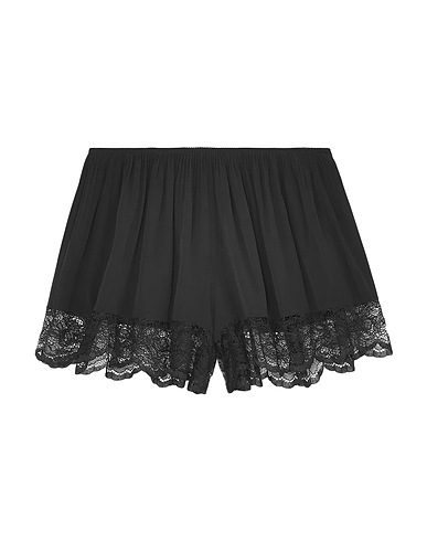 RABANNE Shorts & Bermuda Black 100% Nylon, Elastane