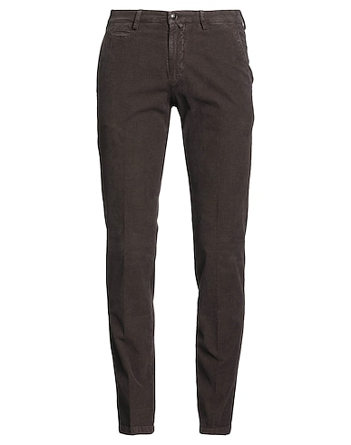 BRIGLIA 1949 Casual trouser Brown 98% Cotton, 2% Elastane
