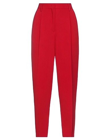 N°21 Casual trouser Red 50% Acetate, 50% Viscose