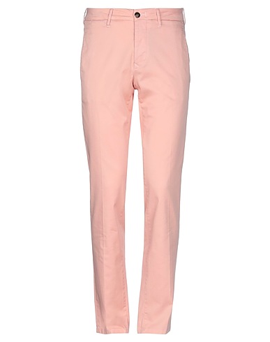 MICHAEL COAL Casual pants Pink 98% Cotton, 2% Elastane
