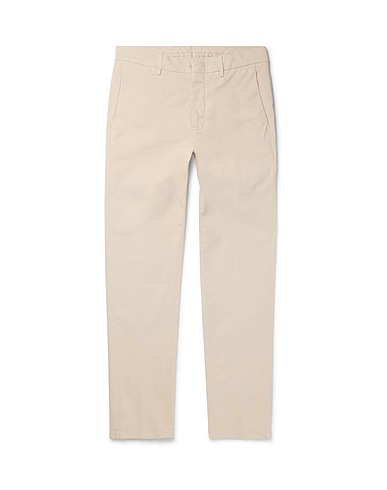 DUNHILL Casual trouser Beige 96% Cotton, 4% Elastane