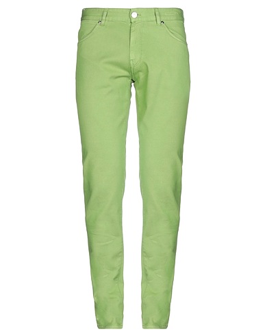PT Torino Casual trouser Green 98% Cotton, 2% Elastane