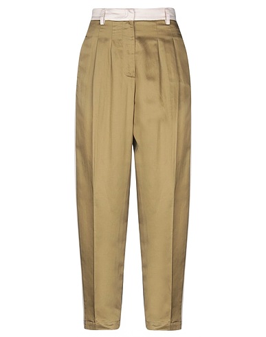 8PM Casual trouser Military green 70% Viscose, 30% Linen