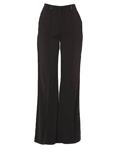 MANILA GRACE Pantalone Nero 98% Poliestere, 2% Elastan, Acetato, Viscosa