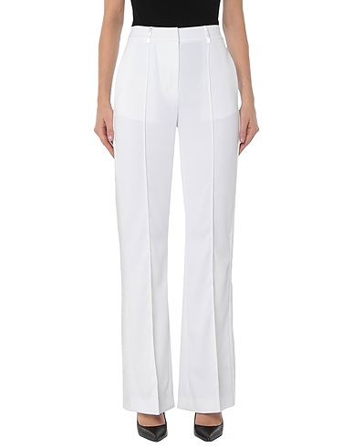 MANILA GRACE Pantalone Bianco 98% Poliestere, 2% Elastan, Acetato, Viscosa