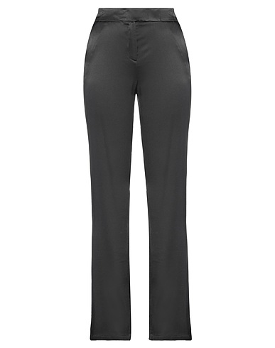 ATOS LOMBARDINI Casual trouser Black 65% Acetate, 35% Silk