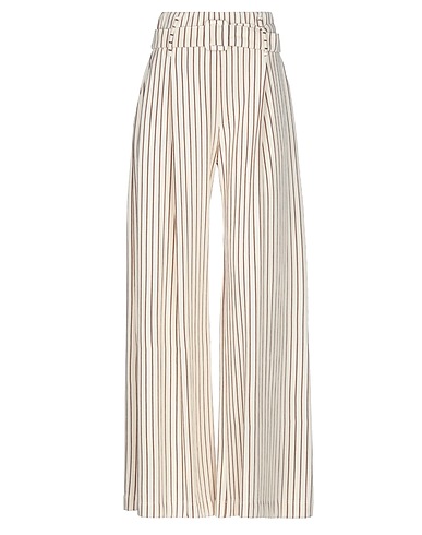 ERIKA CAVALLINI Casual pants Brown 100% Cotton