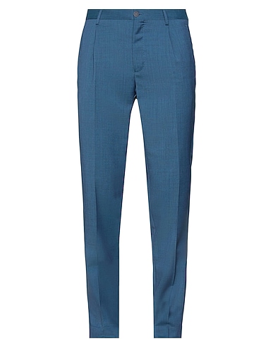 INCOTEX Casual trouser Deep teal 100% Virgin Wool