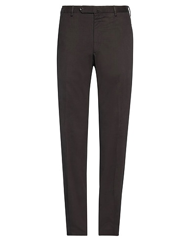 INCOTEX Casual trouser Black 92% Cotton, 5% Silk, 3% Elastane