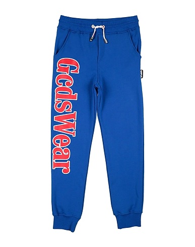 GCDS MINI Casual trouser Blue 100% Cotton